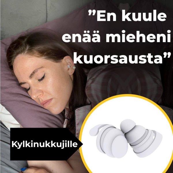 En kuule enää mieheni kuorsausta Life+ BOLLSENin ansiosta