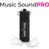 BOLLSEN Music SoundPRO Earplugs for Music - Music, Festivals, DJs, Clubs, Band Members, Orchestra, Bartenders, Security Staff