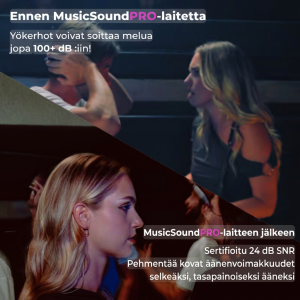 Alternative view of Music SoundPRO -korvatulpat konserteille, festivaaleille ja musiikkiin