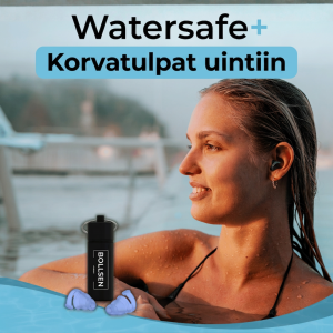Alternative view of Watersafe+ -korvatulpat uimiseen
